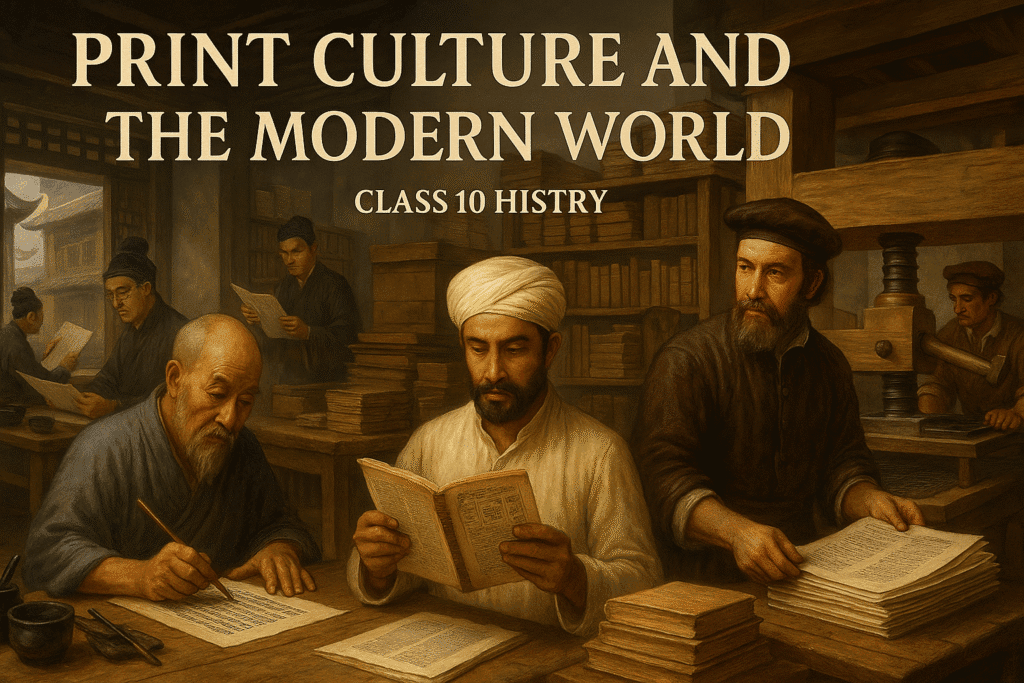 Print Culture and the Modern World Class 10 Notes