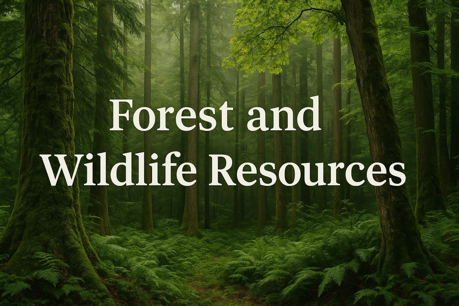 Forest and Wildlife Resources Class 10 Notes