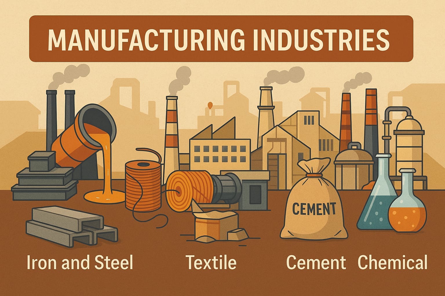 Manufacturing Industries Class 10 Notes