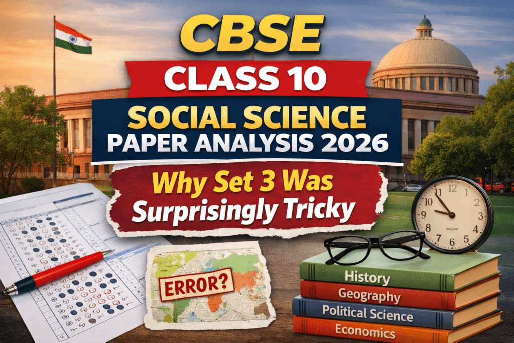 CBSE Class 10 Social Science Paper Analysis 2026
