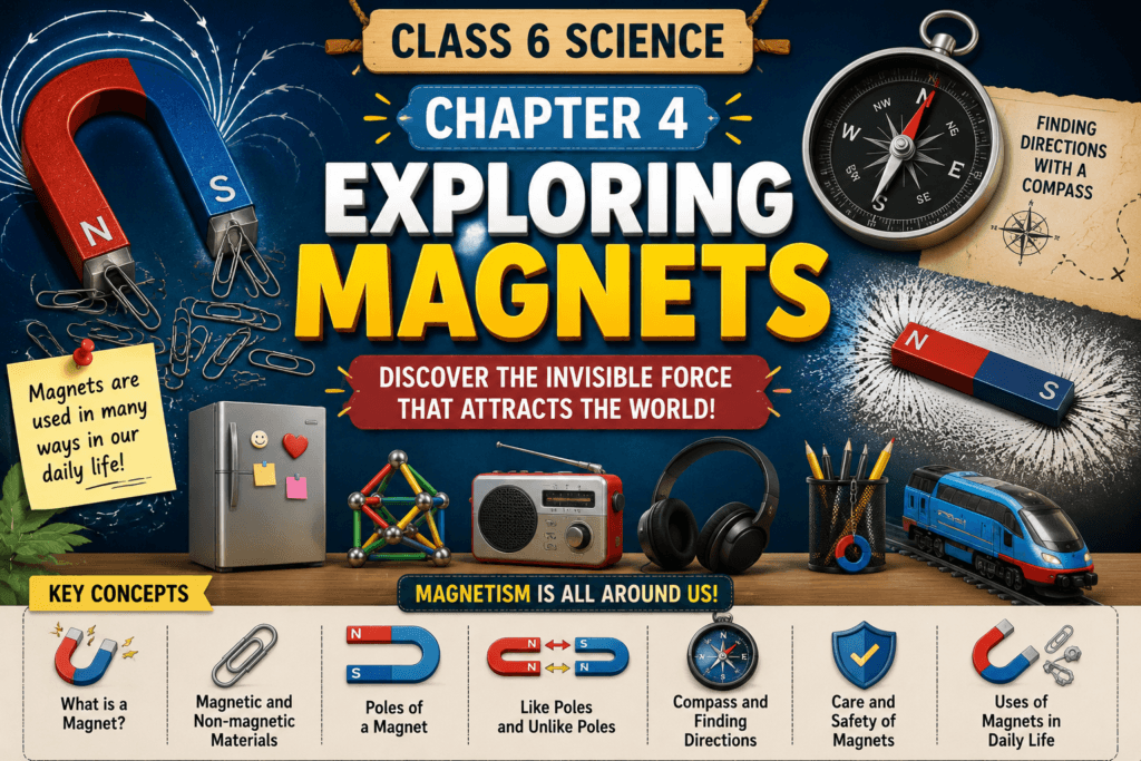 Exploring Magnets Class 6 Notes