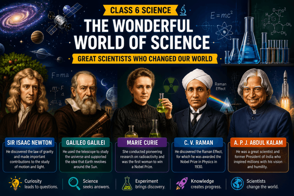The Wonderful World of Science Class 6 Notes