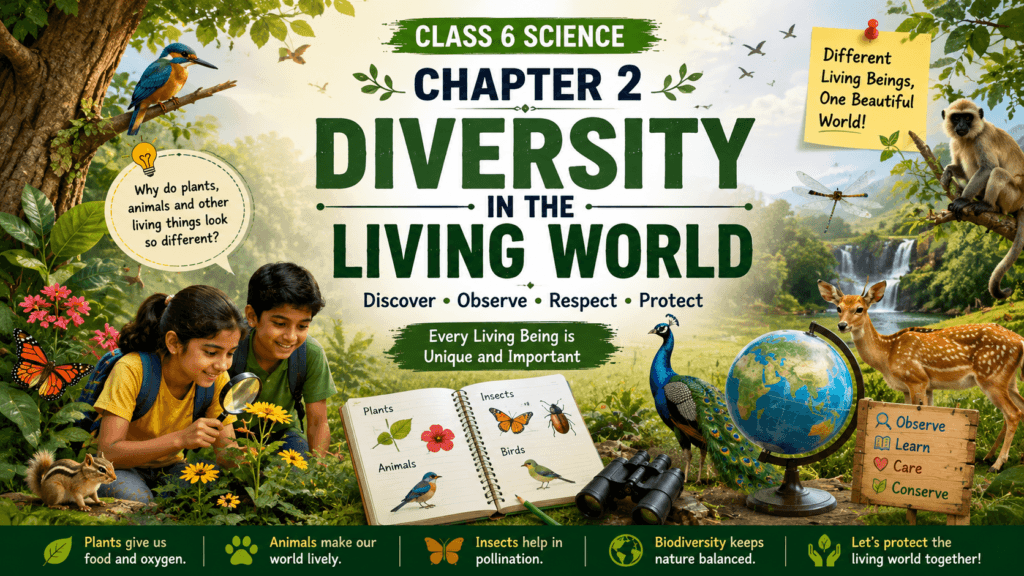 Diversity in the Living World Class 6 Notes