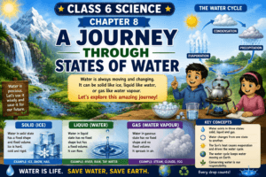 A Journey through States of Water Class 6 Notes